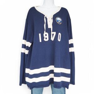 T. Dalton Vintage Brand Buffalo Sabres Jack Eichel #9 Knitted Sweater Jersey XXL